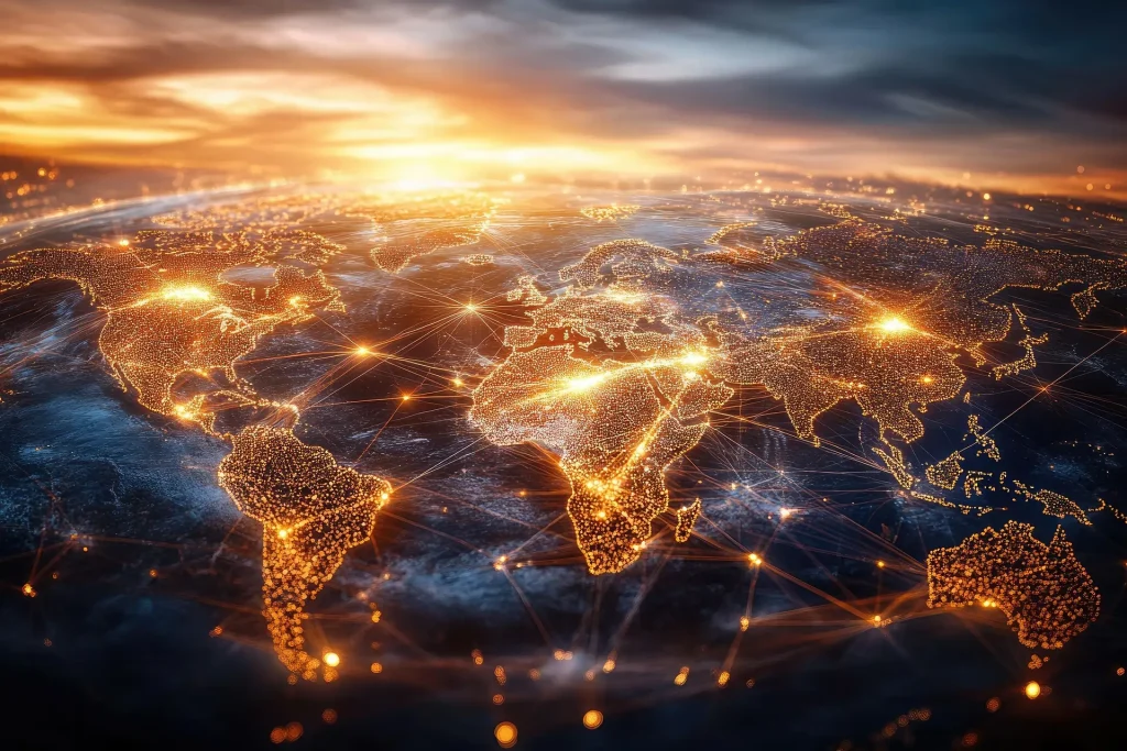 Worldwide map